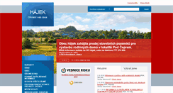Desktop Screenshot of obechajek.cz