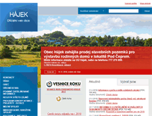Tablet Screenshot of obechajek.cz